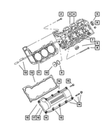 RL021941AA - Engine 3.7L Six Cylinder [EKG]: Cylinder Head for Mopar Image