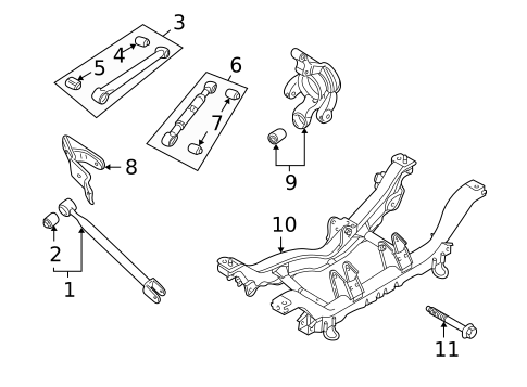 Rear Suspension for 2003 Land Rover Freelander #1