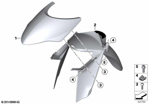 Front Wheel Fender for 2006 BMW-Motorrad R 1200 S #0