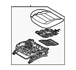 88100A7600K3E - Body: Cushion Assembly for Kia: Forte5 Image