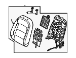 88300A7911KKU - Body: Seat Back Assembly for Kia: Forte5 Image