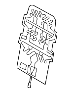 88390A7100 - Body: Seat Back Heater for Kia: Forte, Forte Koup, Forte5 Image