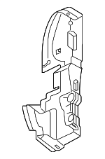 8V0121283J - Cooling System: Side Duct for Audi: A3, A3 Quattro, S3 Image