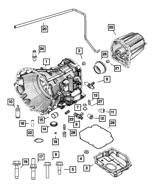 6101331 - Automatic Transaxle 4 Speed: Bolt for Mopar Image