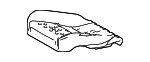 7151253200 - Body: Seat Cushion Pad for Lexus: IS200t, IS250, IS300, IS350, IS500 Image