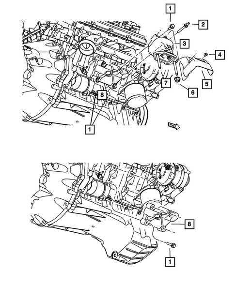 Engine Mounting for 2010 Dodge Challenger #1