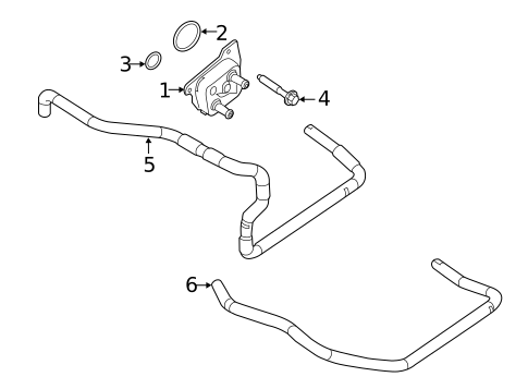 Oil Cooler for 2014 Nissan Pathfinder #0