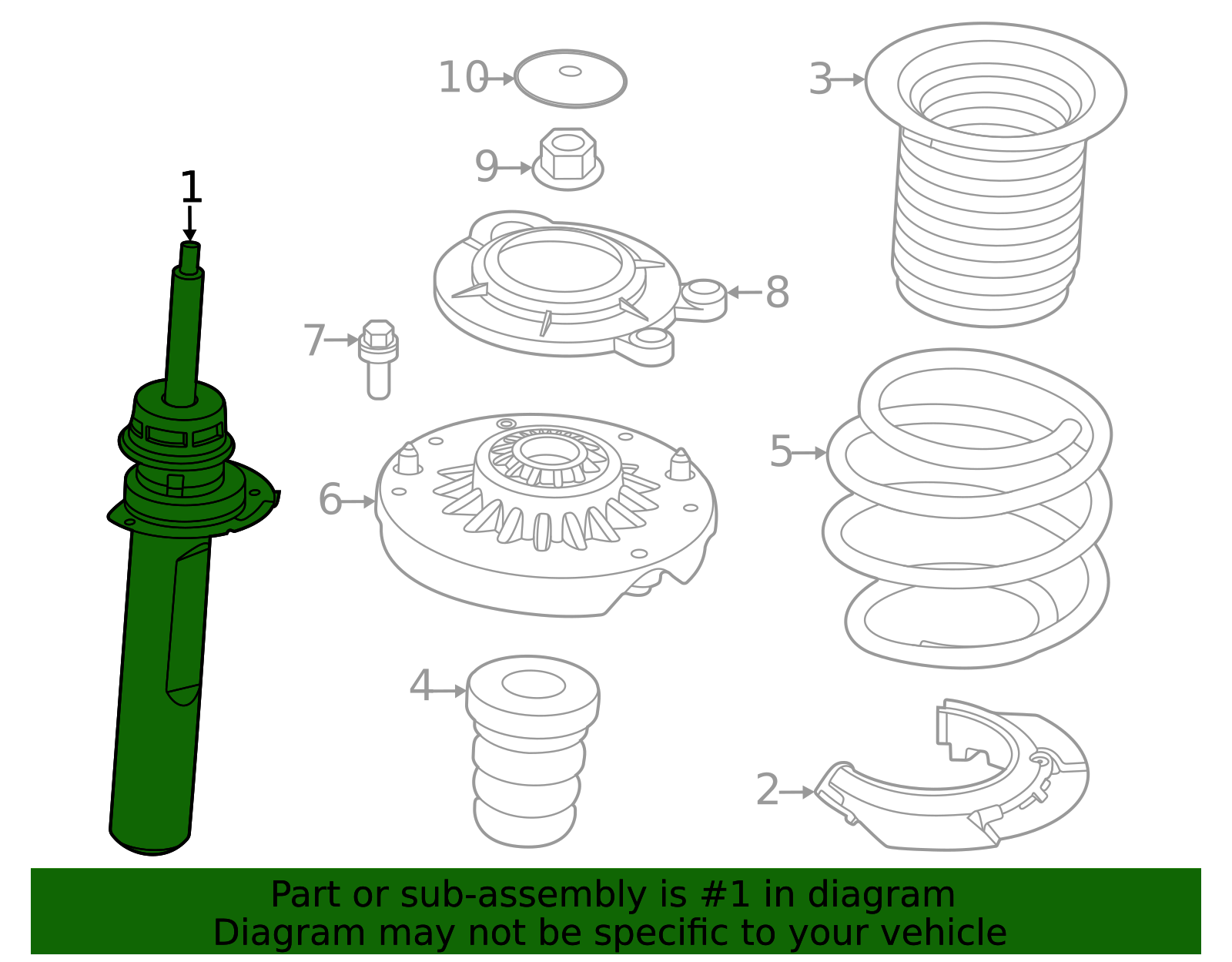 Suspension Strut 31-30-6-883-882 - OEM Ride Quality and Handling ...
