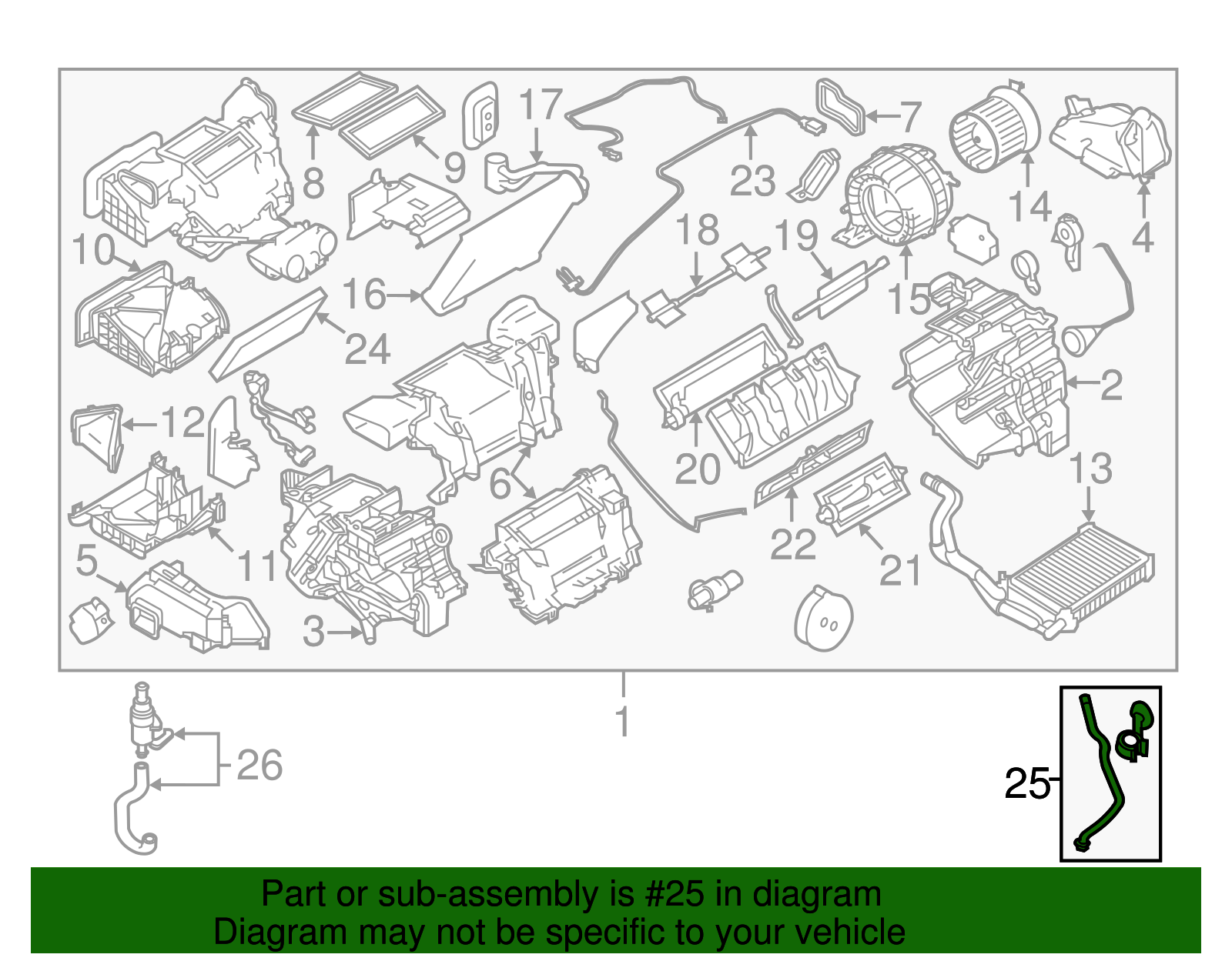 Drain Hose - Nissan (92590-1FC0A)