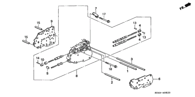 AT Secondary Body for 2000 Honda Civic #0