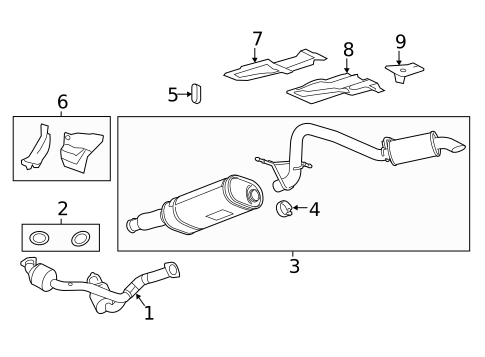 Exhaust Components for 2012 GMC Yukon #0