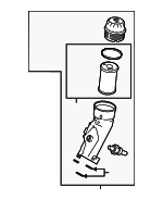LR134525 - Engine: Oil Filter Housing for Land Rover: Discovery Sport, Range Rover Evoque Image