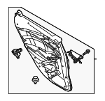 DH4G6852042 - : Door Trim Panel - Passenger Side (RH) for Mazda: CX-3 Image
