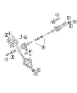 52114387AG - Front Axle; 215 MM-FD-Differential and Drive Line: Axle Locker Actuator for Mopar Image