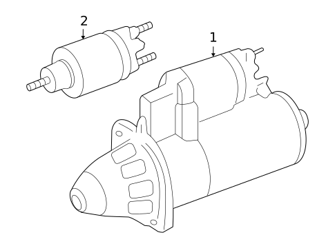 Starter for 2006 Audi A3 Quattro #1