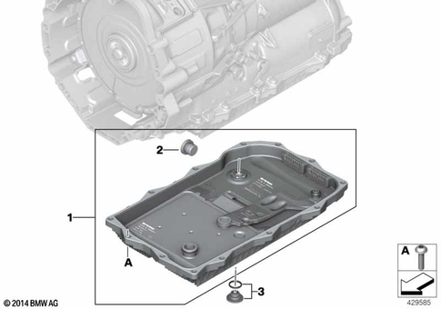 Individual Transmission Parts for 2014 BMW Hybrid 5 #3