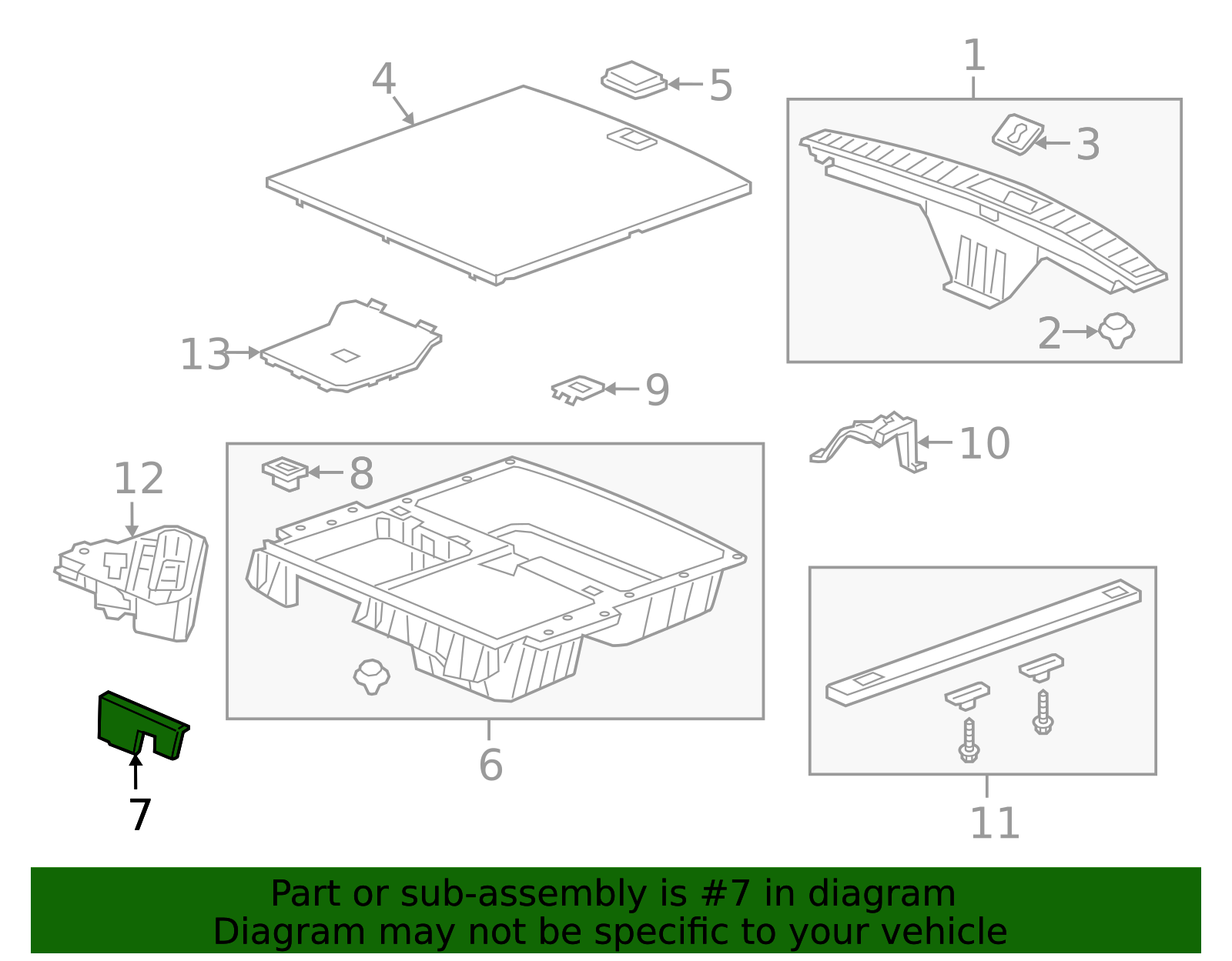 2019-2025 Acura RDX Side Cover 83315-TJB-A00ZA | OEMAcuraPart