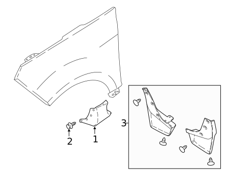 Exterior Trim - Fender for 2020 Ford EcoSport #0