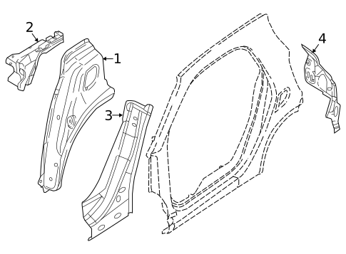 Inner Structure for 2019 Smart EQ fortwo #0