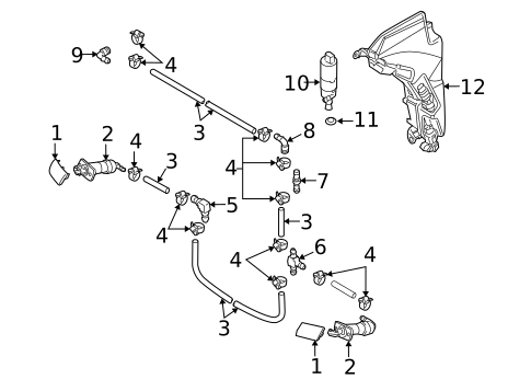 Wiper & Washer Components for 2009 Audi A6 Quattro #3
