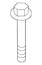 33306799031 - Suspension: Rear Lower Control Arm Adjust Bolt for BMW Image