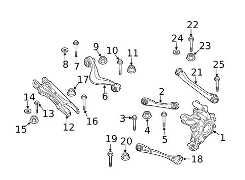 Rear Suspension for 2024 BMW X4 #1