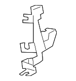 80A611845G - Brakes: Brake Hose Lower Bracket for Audi Image