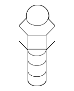 4M0615273A - Brakes: Brake Bleeder Screw for Audi Image