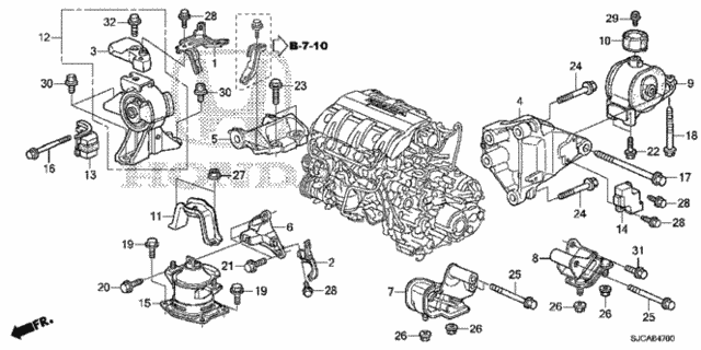 Engine Mounts for 2014 Honda Ridgeline #0
