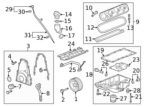Gaskets & Sealing Systems for 2012 Cadillac CTS #0