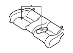 MR790591 - Body: Seat Cushion for Mitsubishi Image