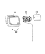 68246208AA - Body Sheet Metal Except Doors: Fuel Filler Housing for Mopar Image