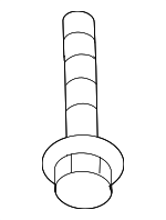 32009807 - Suspension: Sub-frame Pilot Bolt for Saab: 9-2X Image