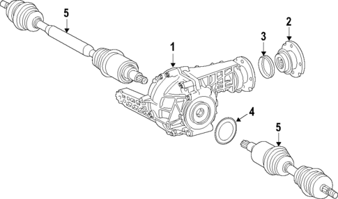 Differential for 2009 Mercedes-Benz GL550 #0