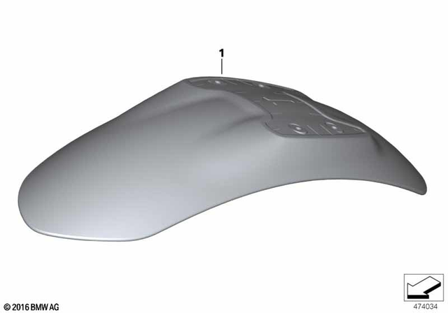 46619443608 - : Front Wheel Fender for BMW-Motorrad Image