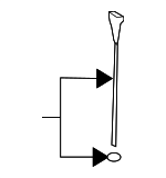 266113C100 - Engine: Dipstick for Hyundai: Azera, Entourage, Genesis Coupe, Santa Fe, Sonata, Veracruz Image