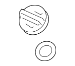 2651026611 - Engine: Filler Cap for Genesis: G80, G90 | Hyundai: Accent, Azera, Elantra, Elantra Coupe, Elantra GT, Entourage, Equus, Genesis, Genesis Coupe, Kona, Santa Fe, Santa Fe Sport, Sonata, Tiburon, Tucson, Veloster, Veracruz Image