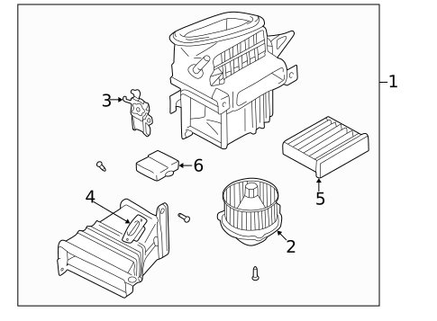 Blower Motor & Fan for 2003 Mitsubishi Galant #0