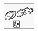1C0941030N - Electrical: Headlamp Assembly for Volkswagen: Beetle Image