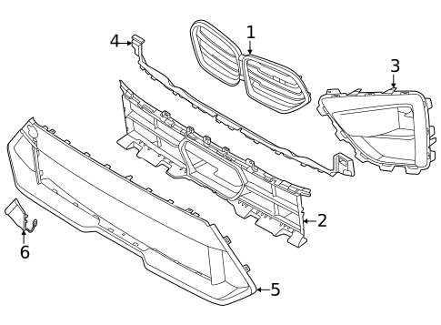 Grille for 2026 BMW X5 #0