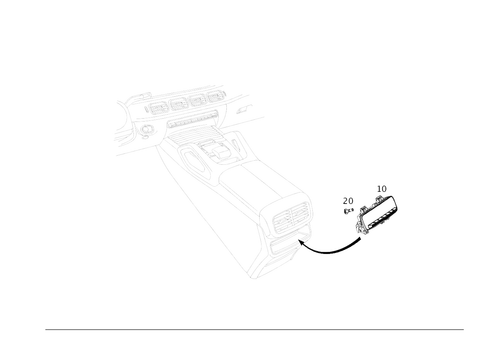 Operating Unit for 2024 Mercedes-Benz GLE350 #0