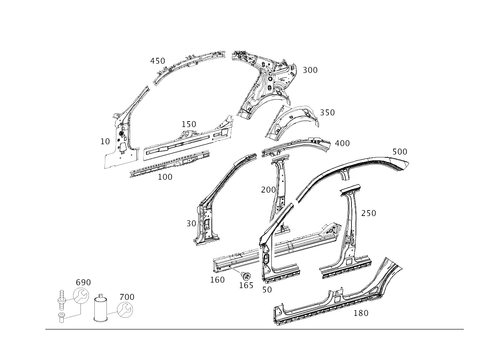 Side Walls for 2013 Mercedes-Benz C250 #0