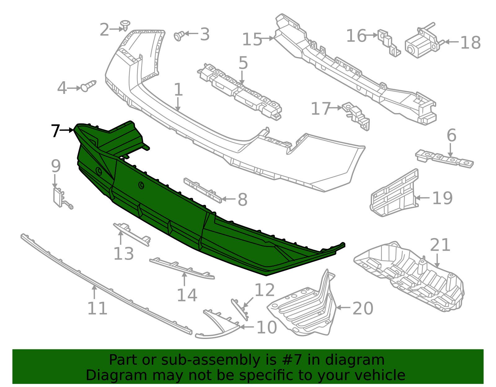 2024-2025 Hyundai Elantra Lower Cover 86612-AAEC0 | OEM Parts Online