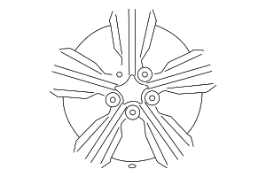 529102V650 - : Wheel, Alloy for Hyundai: Veloster Image