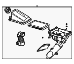 30864098 - Engine: Air Cleaner Assembly for Volvo: S40, V40 Image