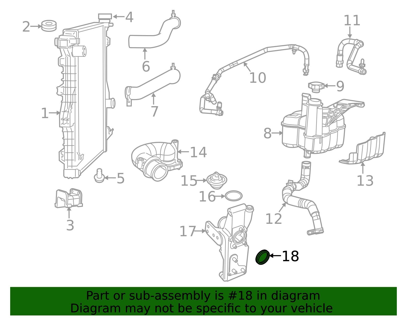 1989-2025 Mopar Inlet Connector Seal 04429697 | Mopar Parts Canada