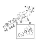 68533241AA - Fuel and Accelerator Pedal: Fuel Injection Pump for Mopar Image
