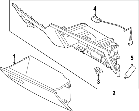 Glove Box for 2025 Kia Sportage #0