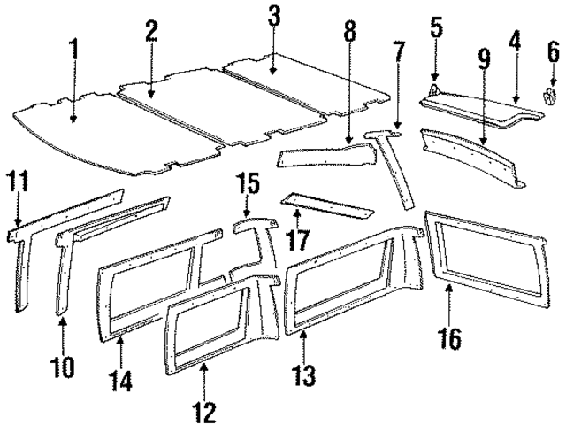 5AJ96KMA - Body: Headliner for Mopar Image