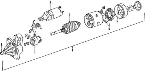 Starter for 1991 Isuzu Pickup #1